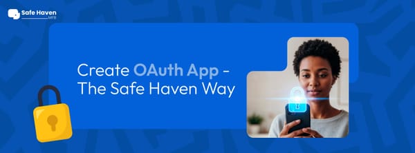 Create OAuth App - The Safe Haven Way